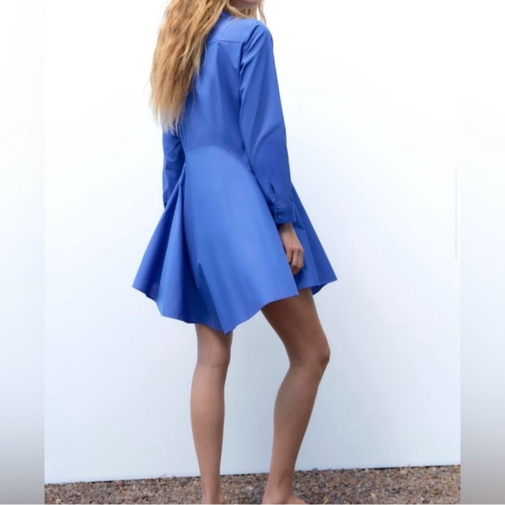ZARA POPLIN DRESS - Picture 4 of 6